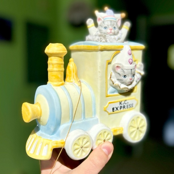 Vintage NWT Kitty Cucumber Music Box K.C. Express Home Decor Accent Art - Picture 7 of 14